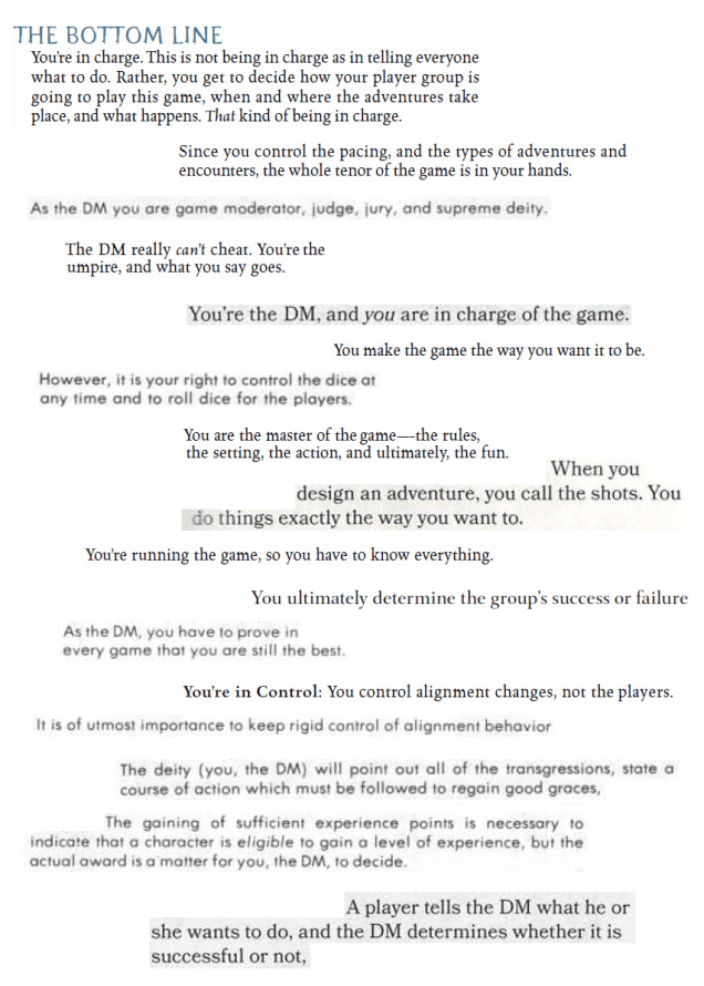 Wow DMG, tell me how you REALLY feel.